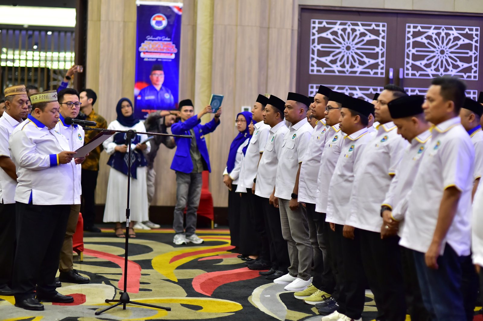 Prosesi Pelantikan PC IKA PMII se Gorontalo oleh Ketum PB IKA PMII Sahabat Fathan Subchi
