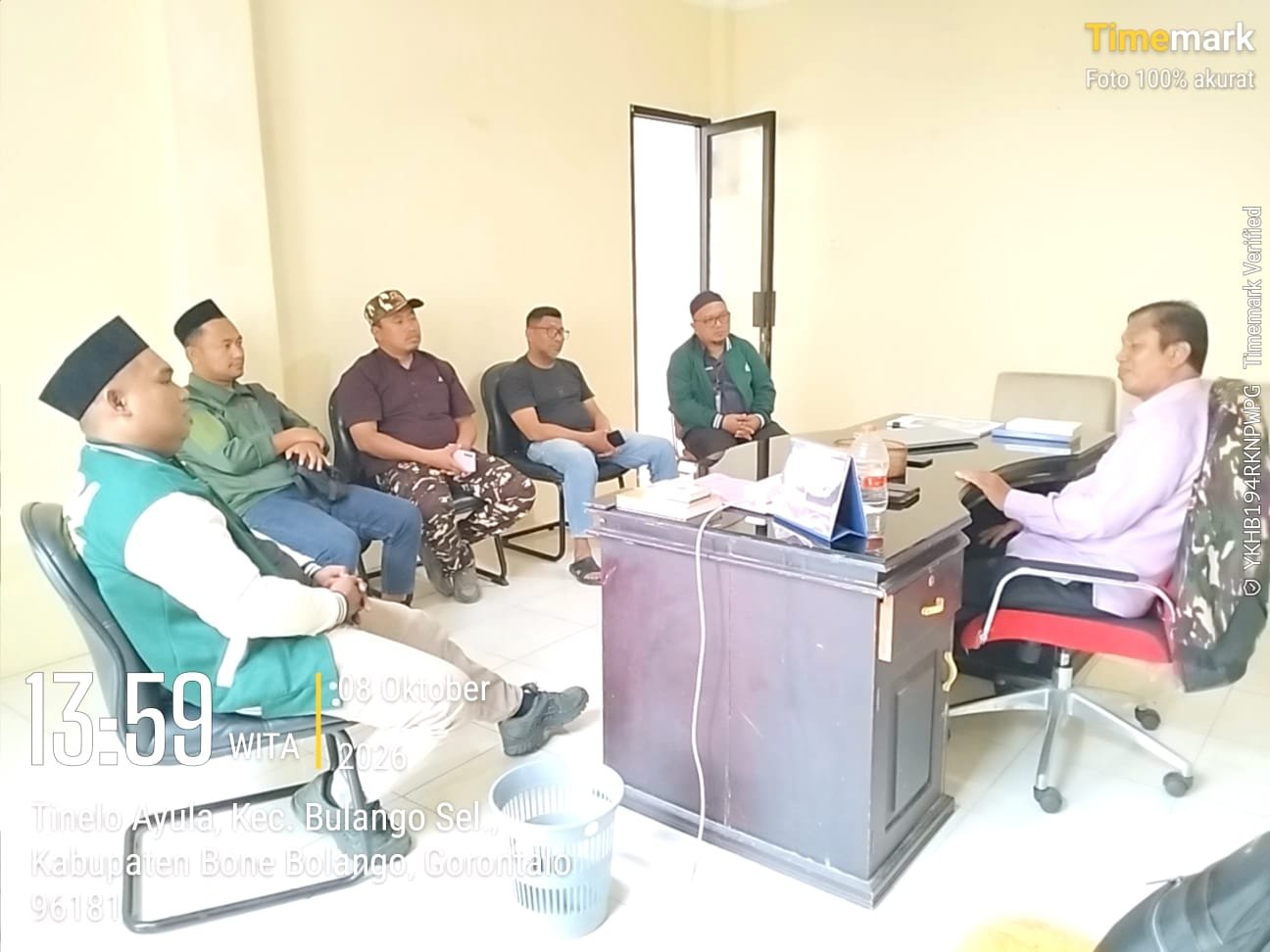 Silaturrahim dan Diskusi Program Kepemudaan bersama Kabid Pemuda Disparekrafpora Prov. Gorontalo. (Foto: Annahdlah)