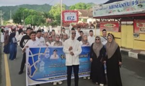 Para Peserta Pawai Ta'aruf dalam Rangka Tahun baru Islam 1447 H/2025 di Kota Gorontalo. (Foto: annahdlah)