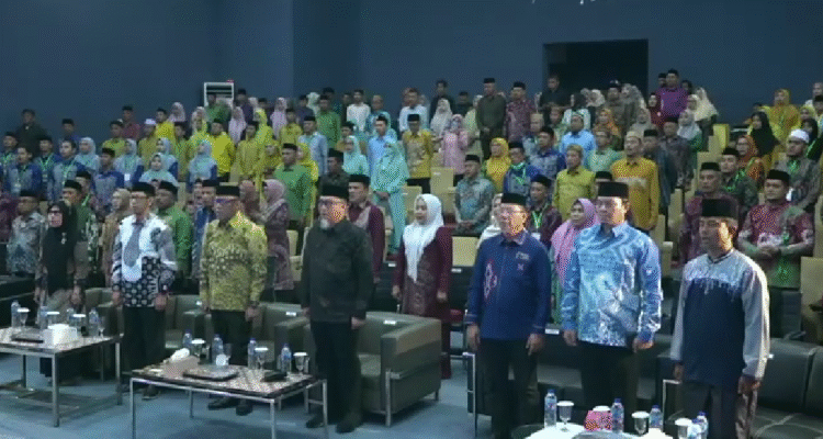 Pembukaan STQH ke 28 Tahun 2025 bertempat bertempat di bertempat di Auditorium Gedung BPSDM Provinsi Gorontalo, dimulai dari tanggal 15 s/d 17 Juni 2025. (Foto: Annahdlah.com)