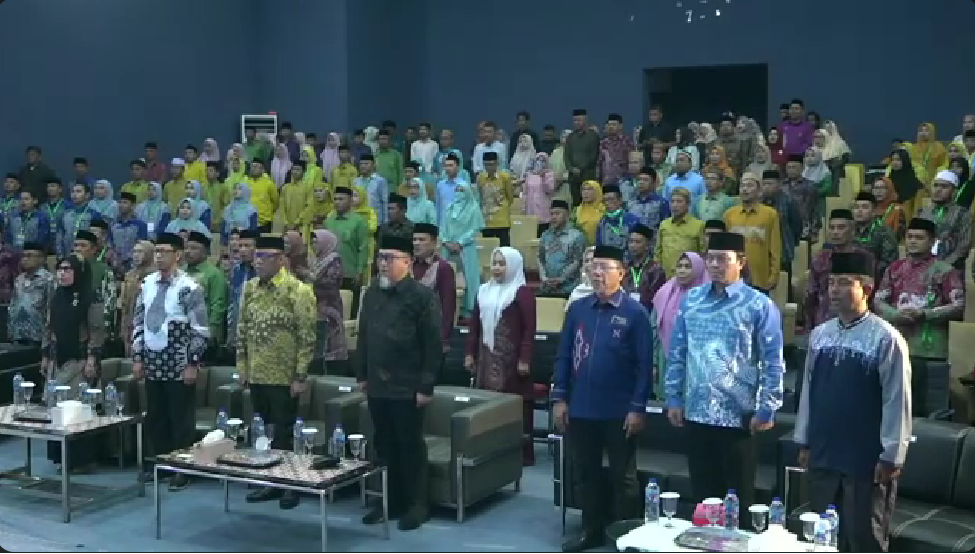 Pembukaan STQH ke 28 Tahun 2025 bertempat bertempat di bertempat di Auditorium Gedung BPSDM Provinsi Gorontalo, dimulai dari tanggal 15 s/d 17 Juni 2025. (Foto: Annahdlah.com)