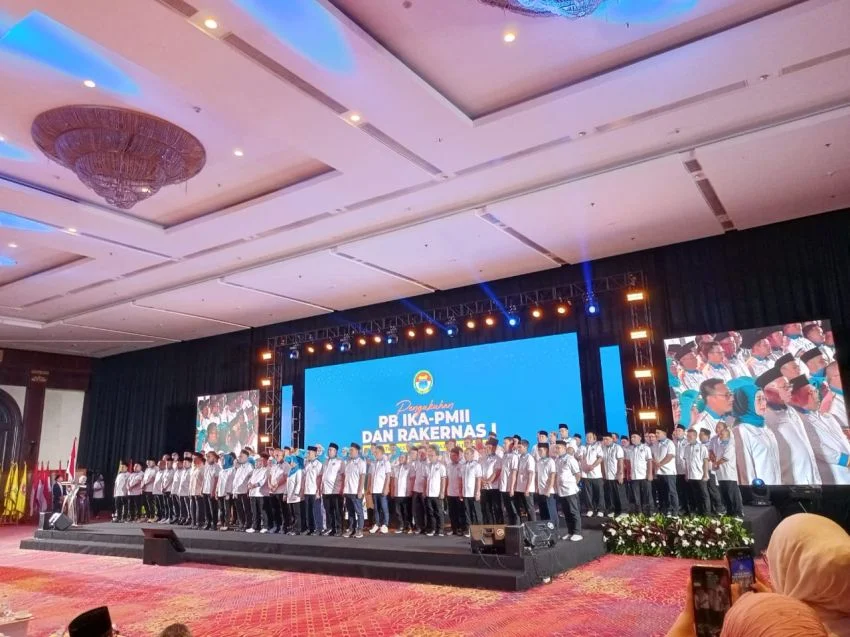Pengukuhan dan Rakernas I PB IKA-PMII periode 2025-2030 yang telah digelar pada tanggal 13-14 Juli 2025 bertempat di Hotel Bidakara, Jakarta.