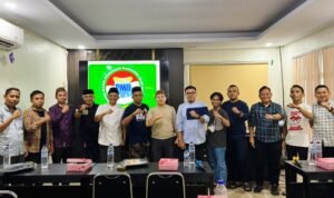 Rapat Bersama PW IKA PMII Provinsi Gorontalo dan PC IKA PMII Kab/Kota se Provinsi Gorontalo. Agenda Pelantikan IKA PMII 2025- 2030, bertemapt di Warkop Agrindo Limboto. (Foto: annahdlah)