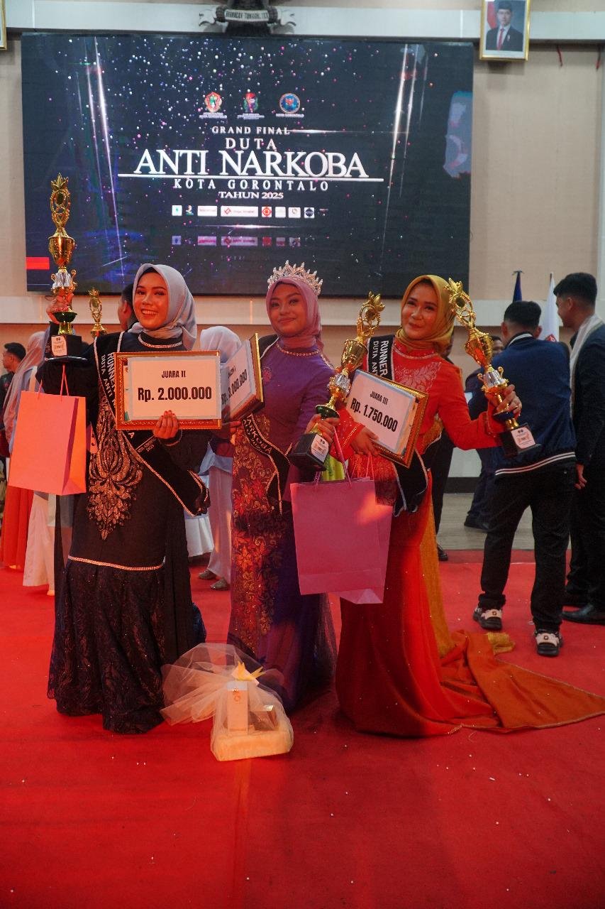 Duta Anti Narkoba Kota Gorontalo Tahun 2025. (Foto: Annahdlah)