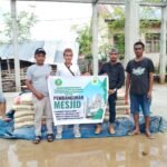 Yayasan Pohuli Ilmu Ilomata Salurkan Bantuan Pembangunan Masjid. (Foto: Annahdlah)