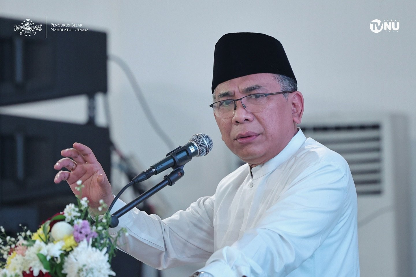 Ketua Umum Tanfidziyah PBNU KH. Yahya Cholil Staquf (Gus Yahya). Foto: (TVNU)