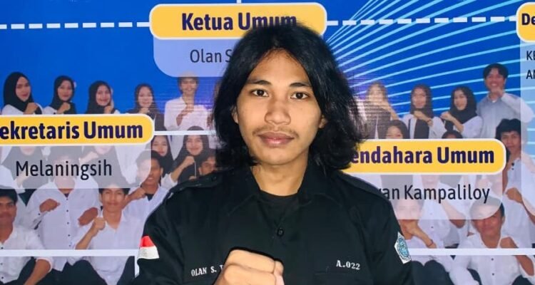 Ketua Umum KPMI Bangkep Provinsi Gorontalo Olan S. Taeban Periode 2024-2025. Foto: (Annahdlah)