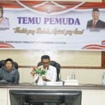 Ketua Komisi 3 Deprov Hj. Espin Tulie bersama Kadis Disparekrafpora Prov. Gorontalo, Kabid Pemuda dan Peserta Temu Pemuda Gorontalo. (Foto: Annahdlah.com)