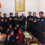 Silaturrahim PSNU Pagar Nusa Padepokan Universitas NU Gorontalo, dikediaman Rektor Prof. Lahadji. (Foto: Annahadlah)