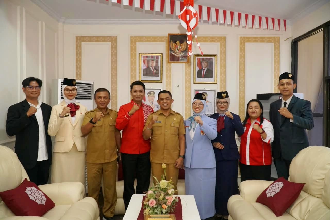 PCMI bersama Kadis Disparekrafpora dan Kabid Pemuda. (Foto: Annahdlah)