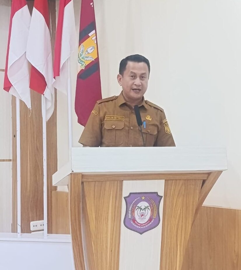Gubernur Gorontalo diwakili Kabang Kesbangpol Prov. Gorontalo, Nikson Entengo (Foto: Annahdlah