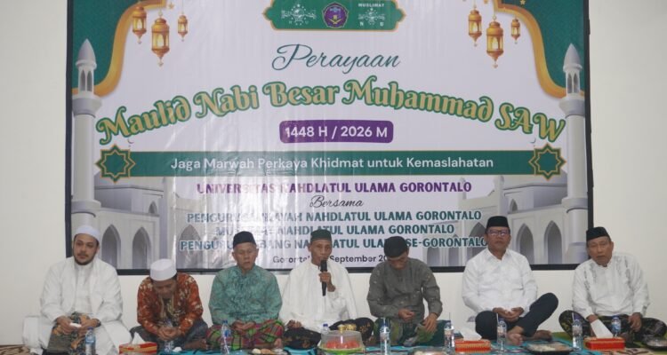 Peringatan Maulid Nabi Besar Muhammad SAW 1448 H, oleh Universitas NU Gorontalo. (Foto: Unugo)