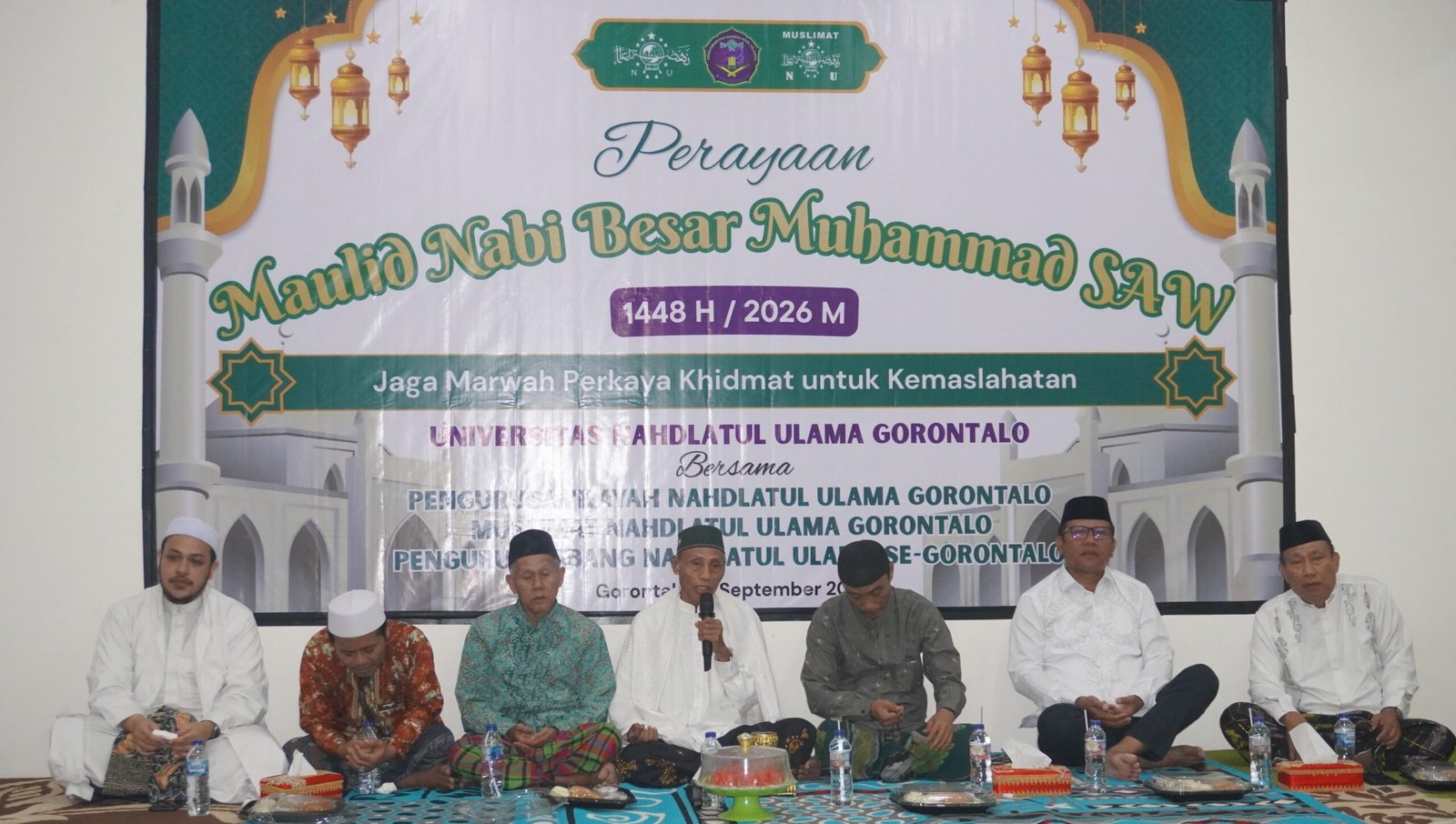 Peringatan Maulid Nabi Besar Muhammad SAW 1448 H, oleh Universitas NU Gorontalo. (Foto: Unugo)