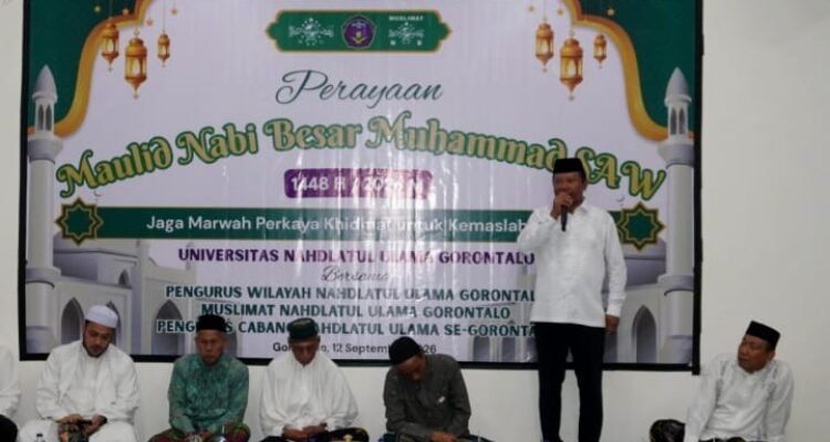 Sekda Provinsi Gorontalo Sofian Ibrahim, mewakili Gubernur Gorontalo. (Foto: Annahdlah)