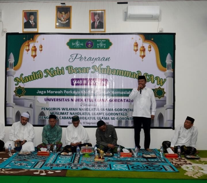 Sekda Provinsi Gorontalo Sofian Ibrahim, mewakili Gubernur Gorontalo. (Foto: Annahdlah)