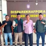 Silaturrahim GP. Ansor dan Banser NU Prov. Gorontalo, diterima Kabid Pemuda Muchlis S.Huntua (Foto: Annahdlah)
